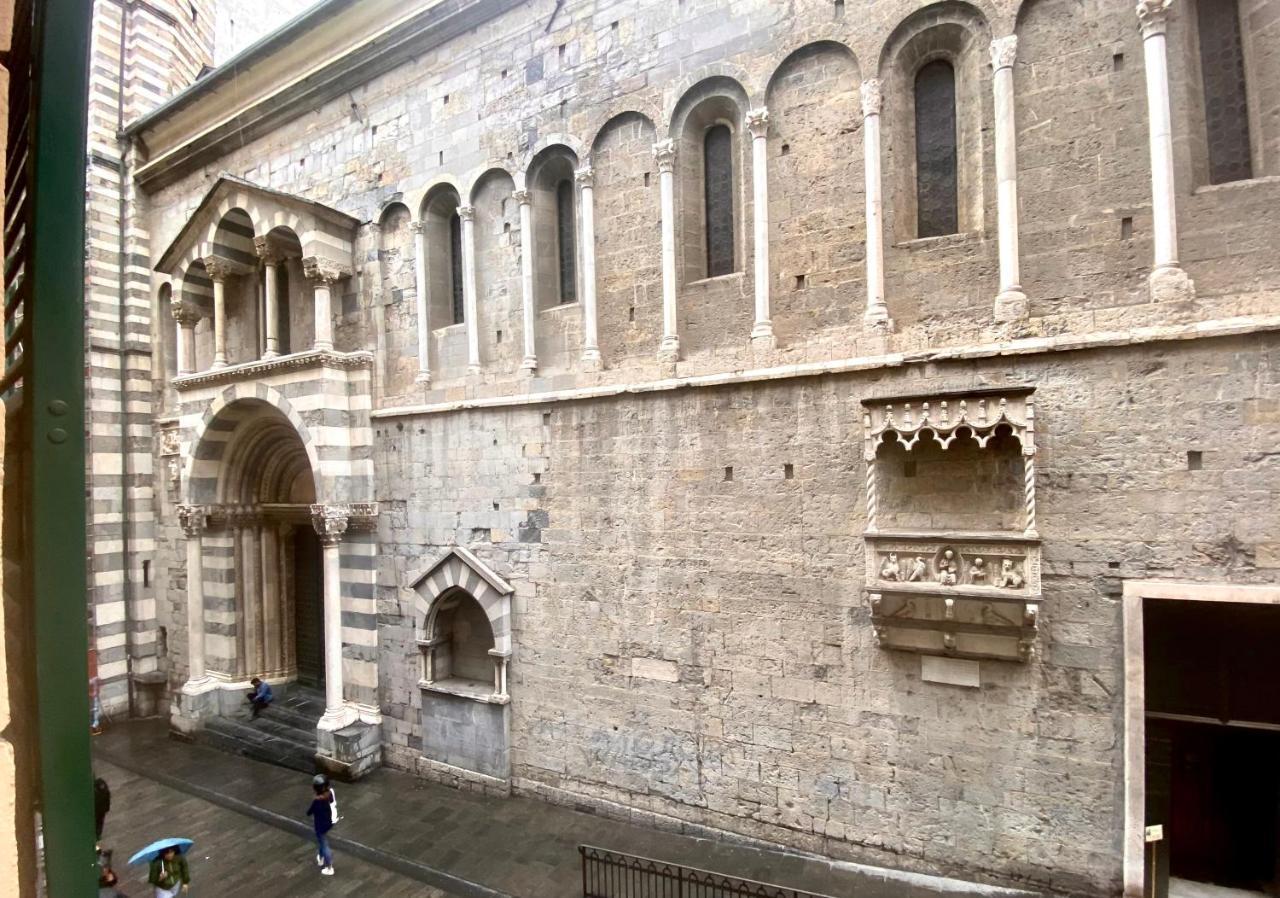 Amazing San Lorenzo 19, Rolli Palace Unesco - Stunning View Overlooking The Cathedral - Free Private Parking- Генуа Екстериор снимка